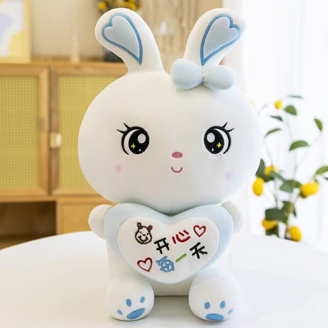 li Cartoon Cute Fruit Love Rabbit Doll Be You for The Rest of My Life Lovely Plush Filled Sofa Pillow Decoration