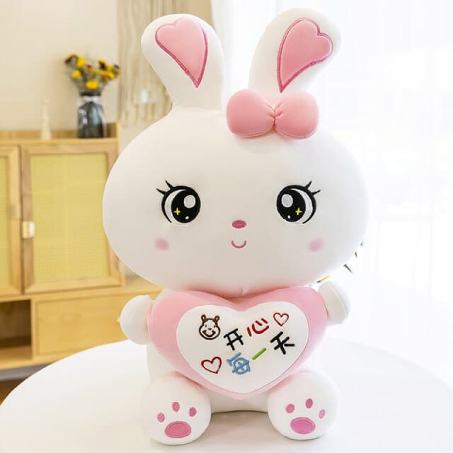 li Cartoon Cute Fruit Love Rabbit Doll Be You for The Rest of My Life Lovely Plush Filled Sofa Pillow Decoration