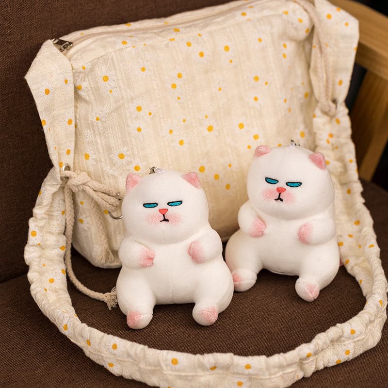 Cute Funny Sit Lazy Cat Plush Toys Stuffed Doll Home Decor Rest Partner
