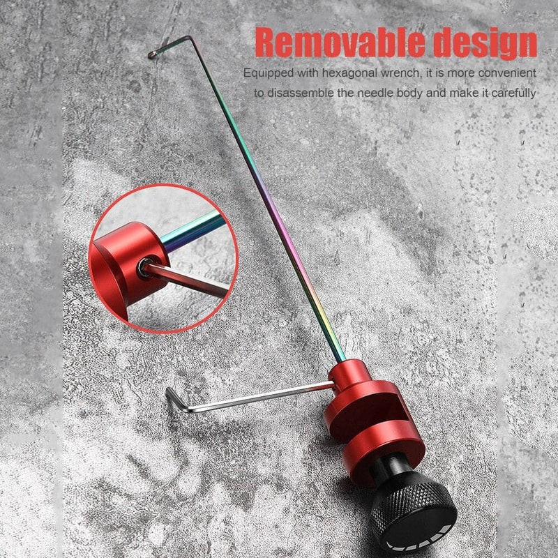 Stainless Steel Fishing Nail Knot Tying Fly Knock Fish Hook Decoupling Tool  Flying Protection Knock Hard Stop Needle Unhooker
