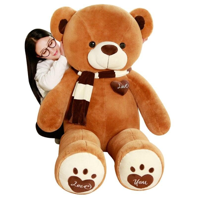li High Quality  3 Colors Teddy Bear With Scarf Stuffed Animals Bear Plush Toys Teddy Bear Doll Lovers Birthday Baby Gift