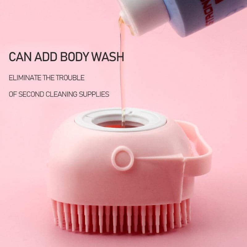 Pet Dog Massage Shampoo Brush Cat Comb Grooming Scrubber Brush for Bathing Short Hair Soft Silicone Brushes Cleaning Accessories