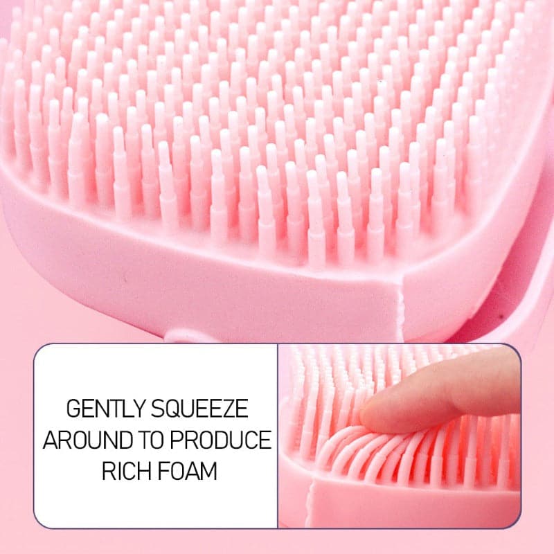 Pet Dog Massage Shampoo Brush Cat Comb Grooming Scrubber Brush for Bathing Short Hair Soft Silicone Brushes Cleaning Accessories