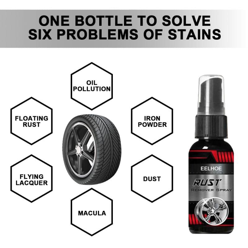 Super Rust Remover Spray Metal Surface Chrome Paint Car Iron Cleaning Efficient Rust Converter Car Anti-rust Spray Accessories
