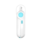 LED Pet Nail Clipper Scissors Professional Stainless Steel Nail Cutter Cat Claw Cutting Machine Puppy Kitten Beauty Scissors