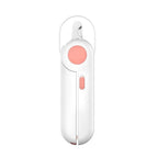 LED Pet Nail Clipper Scissors Professional Stainless Steel Nail Cutter Cat Claw Cutting Machine Puppy Kitten Beauty Scissors