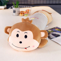li Cute Large Hanging Hook and Loop Hand Monkey Plush Toys Stuffed Animal Knitted Boys Baby Doll Gift Presents