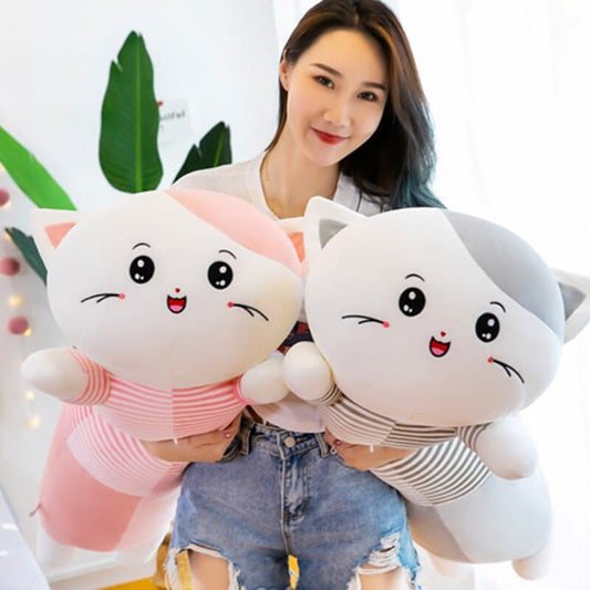 li 50cm Long Cat Pillow Plush Toy Soft Stuffed Plush Animal Kids Gift Home Decor Girl Gift