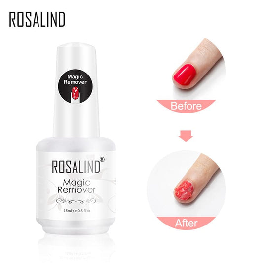 Magic Remover Nail Gel Polish Fast Clean Within 2-3 MINS Soak Off Gel Nail Polish Top Coat Nail Remover