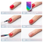 Magic Remover Nail Gel Polish Fast Clean Within 2-3 MINS Soak Off Gel Nail Polish Top Coat Nail Remover