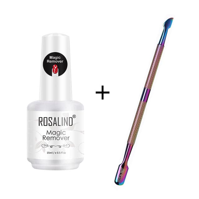 Magic Remover Nail Gel Polish Fast Clean Within 2-3 MINS Soak Off Gel Nail Polish Top Coat Nail Remover