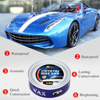Car Polish Car Wax Crystal Plating Set Hard Glossy Wax Layer Covering Paint Surface Coating Formula Waterproof Film