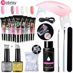 Acrylic Building LED Nail Gel Polish Polygels Poly Nail Gel Manicure Set