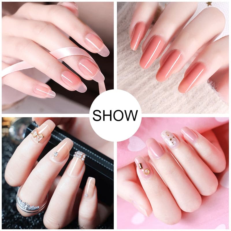 Polygels Poly Nail Gel Extension Nail Kit All For Manicure Set Acrylic Building LED Gel Polish For Nails Art Design