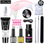 Acrylic Building LED Nail Gel Polish Polygels Poly Nail Gel Manicure Set