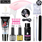 Acrylic Building LED Nail Gel Polish Polygels Poly Nail Gel Manicure Set