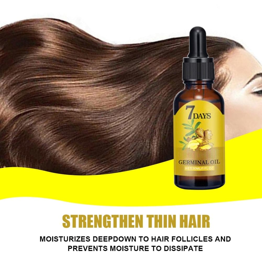 Ginger Hair Growth Products Fast Growing Hair Essential Oil Beauty Hair Care Prevent Hair Loss Oil Scalp Treatment For Men Women