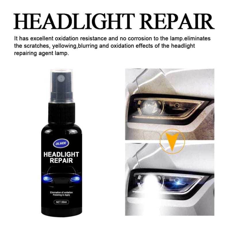 Car Headlight Repair Coating Solution Repair Kit Oxidation Rearview Coating Headlight Polishing Anti-scratch Liquid Agent
