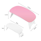 6W Nail Drying Lamp UV LED Lamp Nail Mini Portable Nail Dryer With USB Cable Gel Nail Polish Dryer Tools