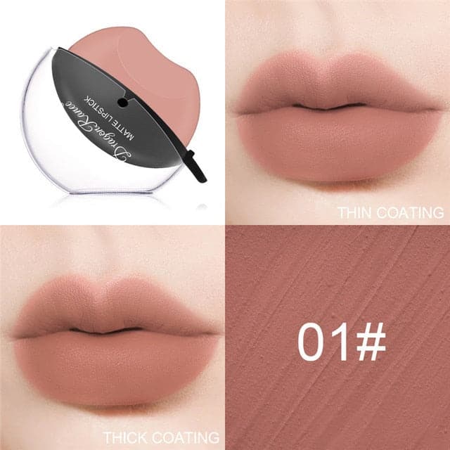 New Women Lazy Lipstick Elegant And Noble Make Up Liquid Lipstick Waterproof Non-stick Cup Lip Tint Matte Lipstick Long- Lasting