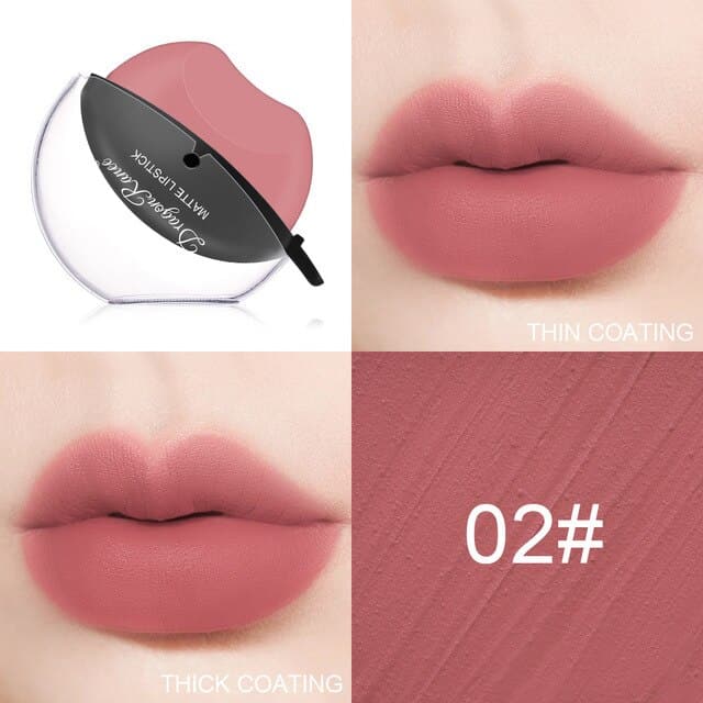 New Women Lazy Lipstick Elegant And Noble Make Up Liquid Lipstick Waterproof Non-stick Cup Lip Tint Matte Lipstick Long- Lasting