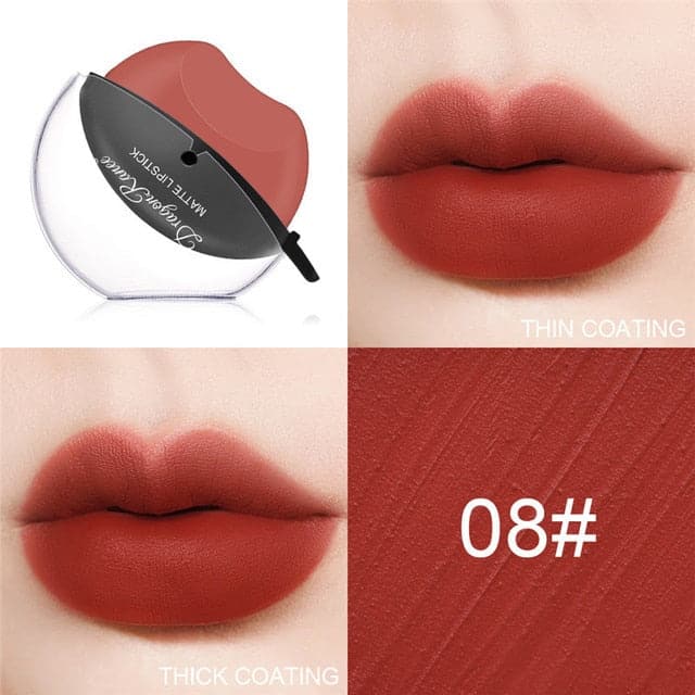 New Women Lazy Lipstick Elegant And Noble Make Up Liquid Lipstick Waterproof Non-stick Cup Lip Tint Matte Lipstick Long- Lasting