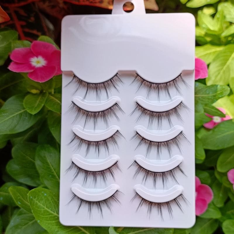 Makeup Natural False Eyelashes Extension Nude Look Eye Lashes Japanese Style Air Lashes Daily Student Bride