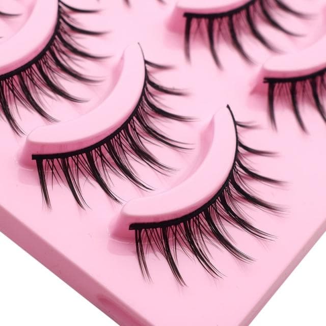 Makeup Natural False Eyelashes Extension Nude Look Eye Lashes Japanese Style Air Lashes Daily Student Bride