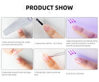 Solid Nail Tip Gel For Quickly Extend Nail For Gel Polish Varnish Extension Nail Art Tips UV/LED Gel Lacquer