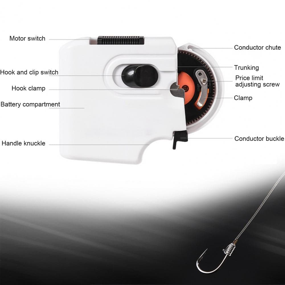 Electric Automatic Multi-Function Hook Device Needle Knotter Fishing Line Winder Fishing Line