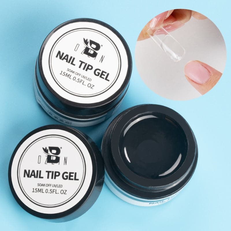 Solid Nail Tip Gel For Quickly Extend Nail For Gel Polish Varnish Extension Nail Art Tips UV/LED Gel Lacquer