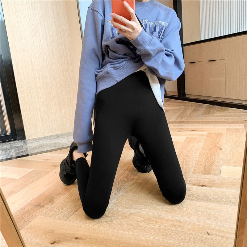 2022 High Waist Women Leggings Skinny Slim Female Pants Plus Size Stretch Leggings Autumn Casual Solid Ladies Trousers