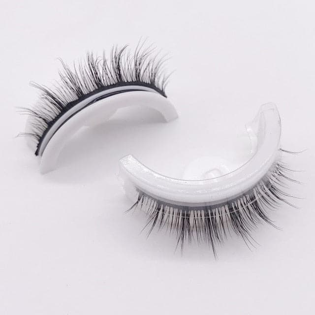 Reusable Self-Adhesive Eyelashes Natural Multiple Reversible Glue-free Self-adhesive Pairs of False Eyelashes