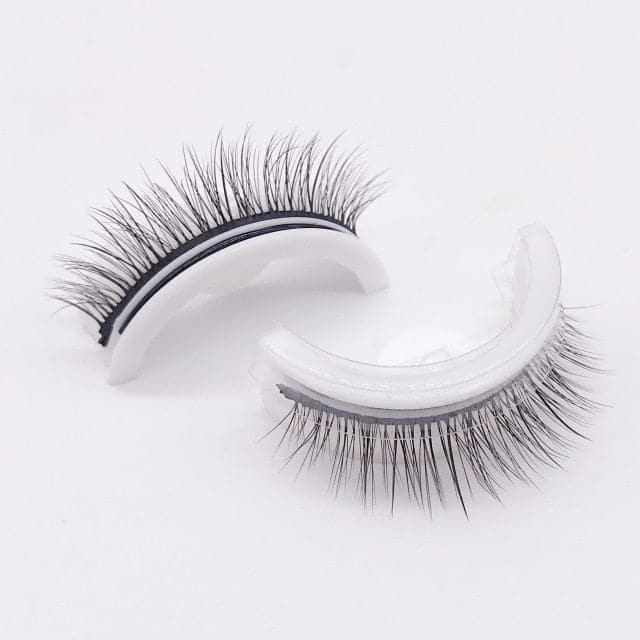 Reusable Self-Adhesive Eyelashes Natural Multiple Reversible Glue-free Self-adhesive Pairs of False Eyelashes