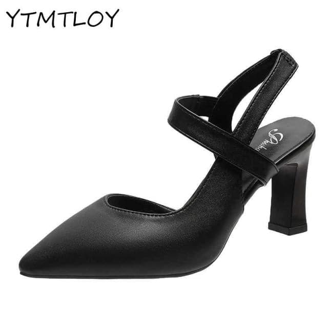 li New Ladies Pu Black Brand Design Party Wedding Square Dance Shoes 6cm Fashion High Heels