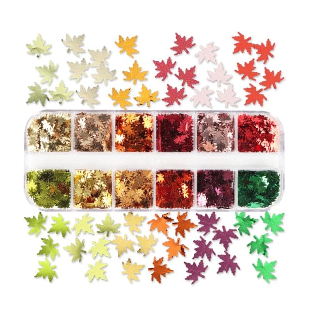 1 Set Natural Floral Nail Art Decorations Mixed Color Nail Decal Jewelry Dried Flower Accessories For DIY Manicure Design