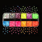 1 Set Natural Floral Nail Art Decorations Mixed Color Nail Decal Jewelry Dried Flower Accessories For DIY Manicure Design