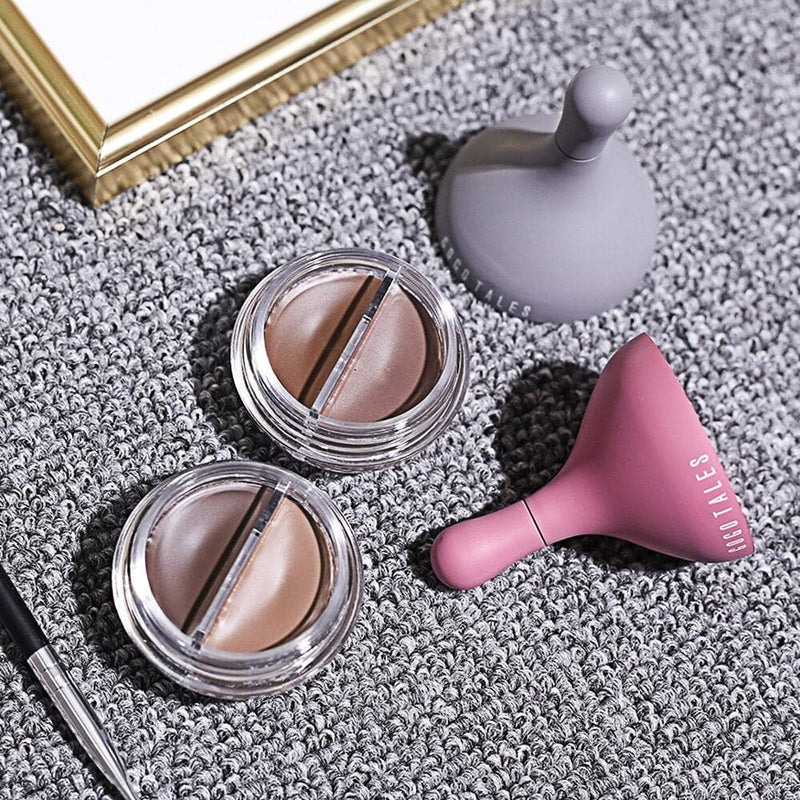 2-Color Styling Eyebrow Cream Waterproof Long-lasting Natural and Not Easy To Fade Suitable for Beginners