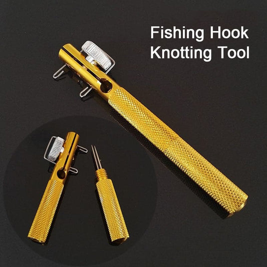 Full Metal Carp Fishing Hook Knotting Tool Tie Hook Loop Making Device