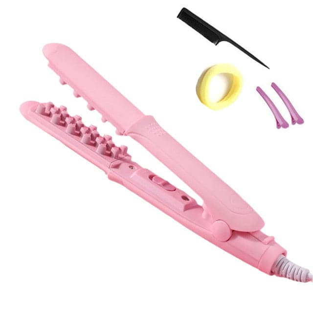 Mini Professional Hair Curler Electric Curling Iron Corn Perm Splint Flat Iron Wave Board Ceramic Digital Styling Tools