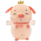 Cute Crown Pig Stuffed Toy Pillow Doll Home Decor