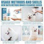 60ml Pet Cleaning Shampoo Dog Shower Gel Cleaning Foam Cat Puppy Bath Cleaning Gel