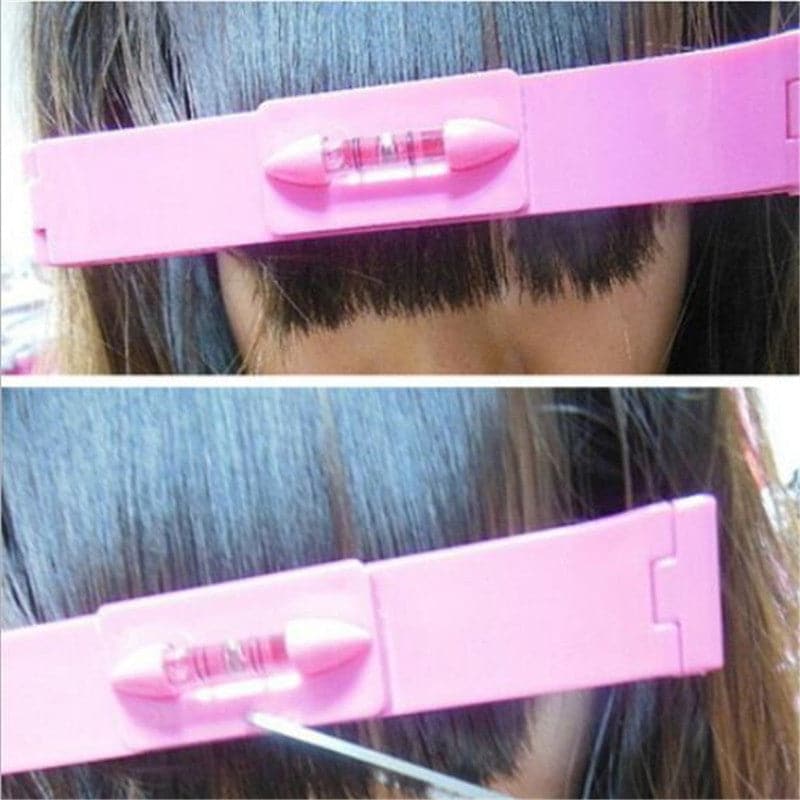 1PC DIY Women Hair Trimmer Fringe Cut Tool Clipper Comb Guide For Cute Hair Bang Level Ruler Hair Accessories