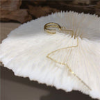 Gold Plated Ear Line Luxury Zircon Leaf Flower Earring For Women Exquisite Ear Cuff Clip Dangle Earring New Design Jewelry