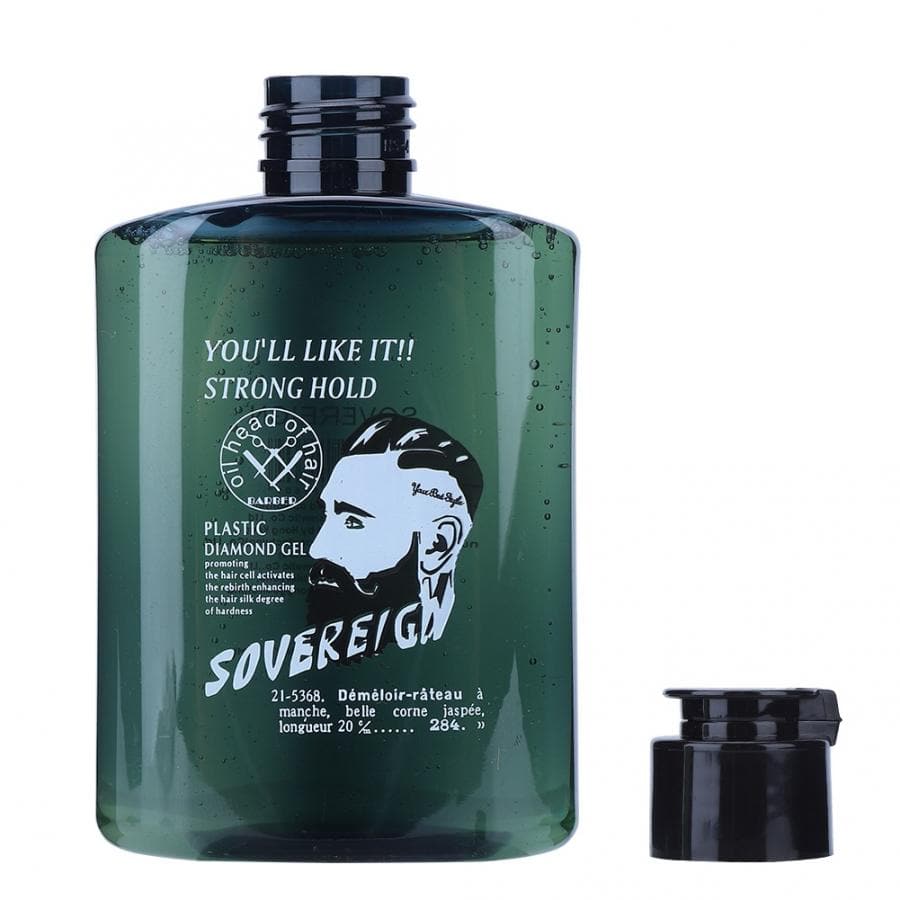 200ml Men Hairdressing Gel Long-lasting Strong Hold Power Retro Hair Oil for Hair Styling Hair Tool