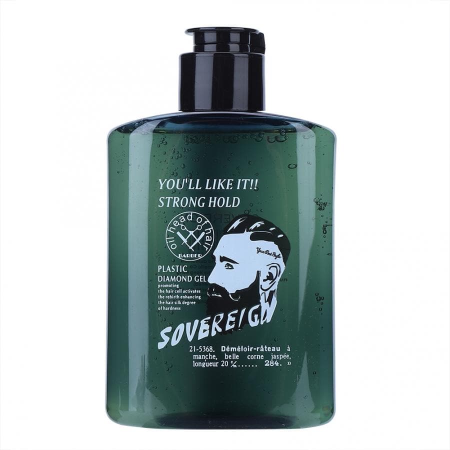 200ml Men Hairdressing Gel Long-lasting Strong Hold Power Retro Hair Oil for Hair Styling Hair Tool