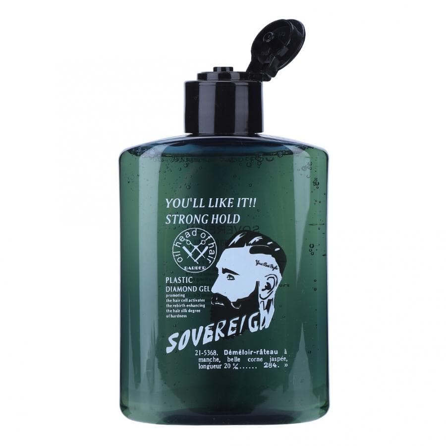 200ml Men Hairdressing Gel Long-lasting Strong Hold Power Retro Hair Oil for Hair Styling Hair Tool