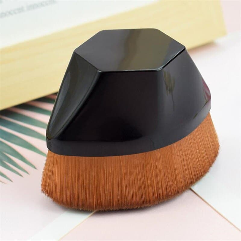 1PC Hexagon Rhombic Short Handle Magic Foundation Makeup Brush Liquid BB Cream Blush Powder Brush