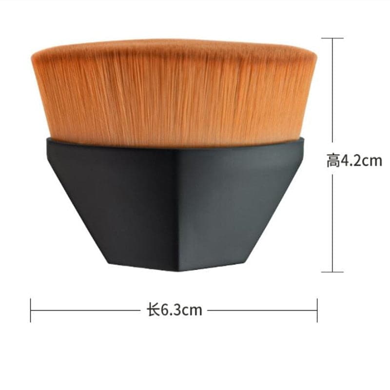 1PC Hexagon Rhombic Short Handle Magic Foundation Makeup Brush Liquid BB Cream Blush Powder Brush