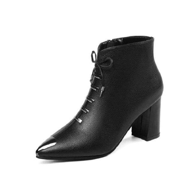 Fashion Bow Women'S Shoes With Heel Black Ankle Ladies Boots Wedge Sneakers Heeled Shoes